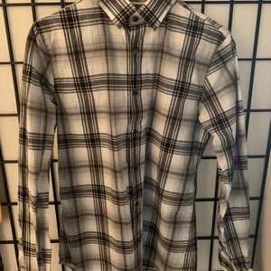 Express Slim Fit Plaid Shirt